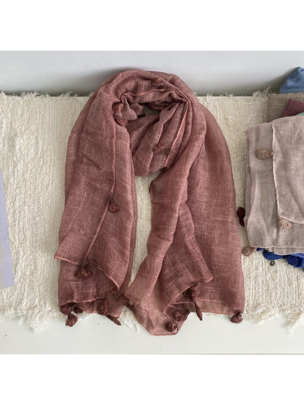 Scarvii Lightweight Solid Colour Scarf