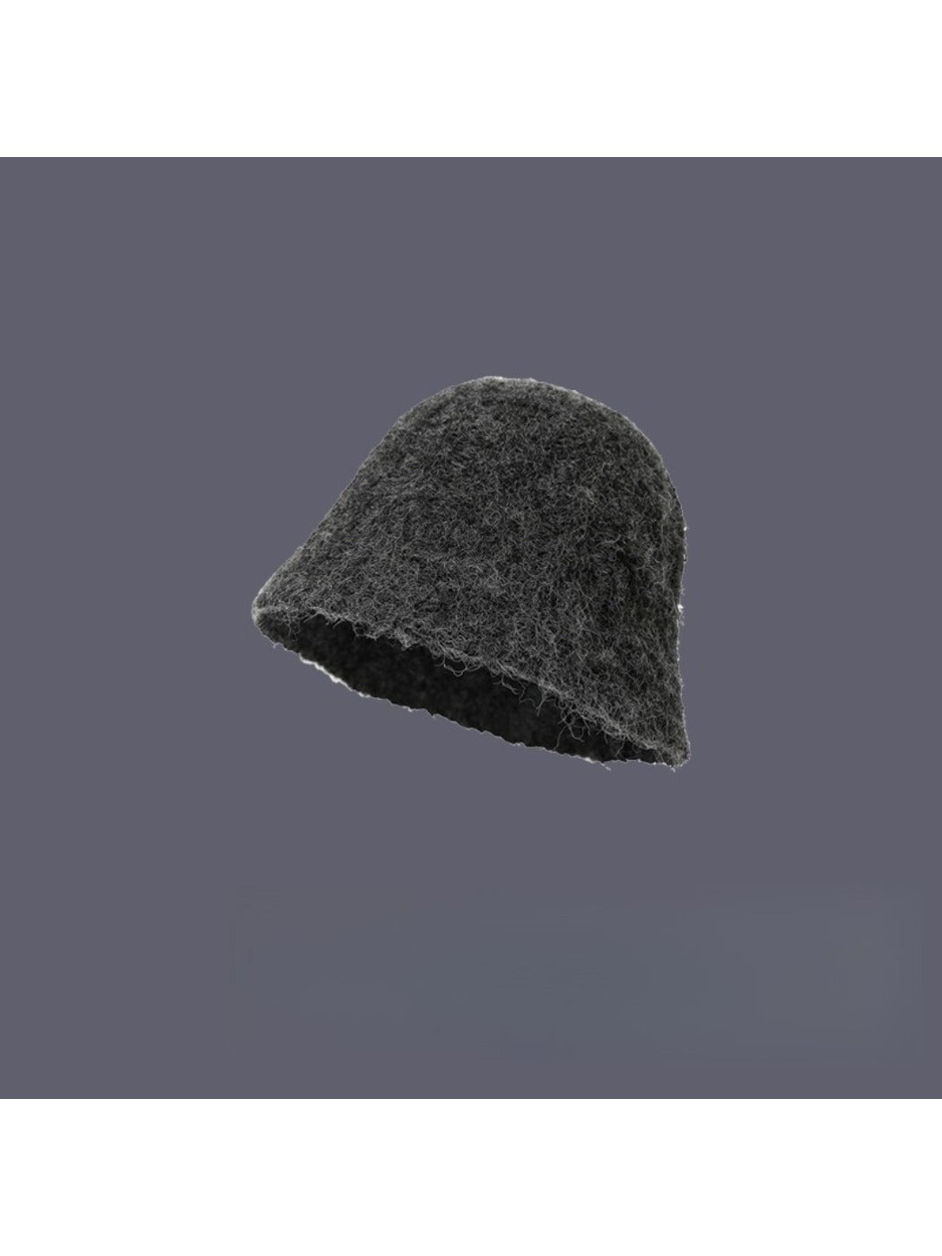 Haila - Solid Color Knitted Bucket Hat