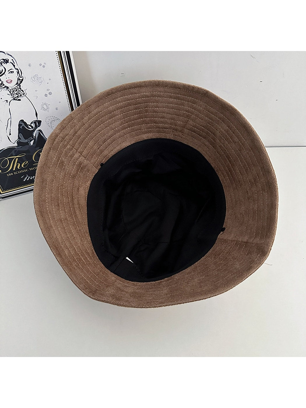 Haila - Simple Solid Color Short Brim Bucket Hat