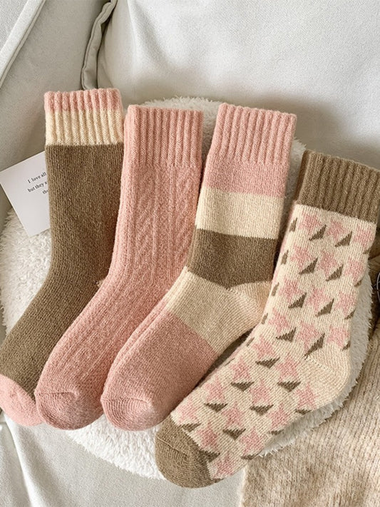 Rufia - Sweet Thick Mid-Calf Winter Socks