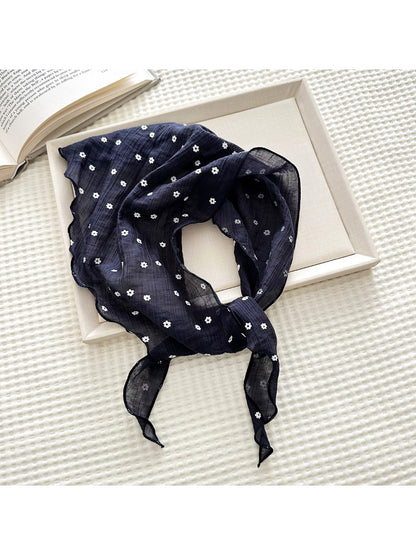 Scarvii - Ditsy Daisy Ruffle Edge Scarf