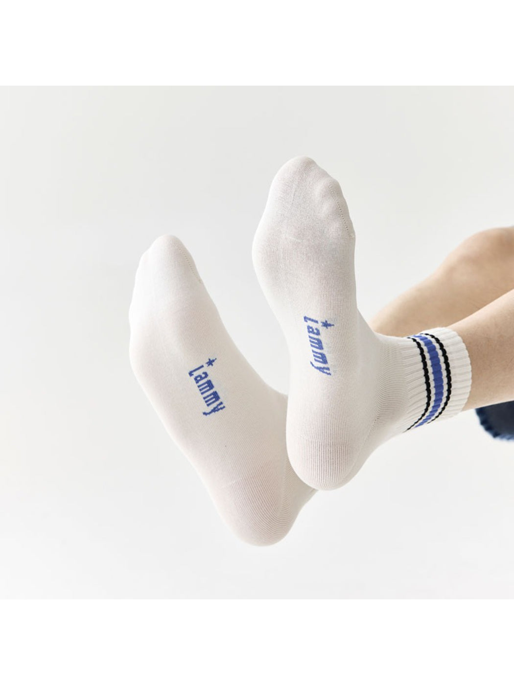 Rufia - Ribbed Stripe Ankle Socks product image 3