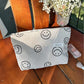 Cosbai - Smile Print Handheld Travel Cosmetic Bag