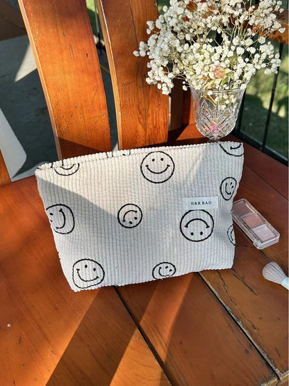 Cosbai Smile Print Handheld Travel Cosmetic Bag product photo 6