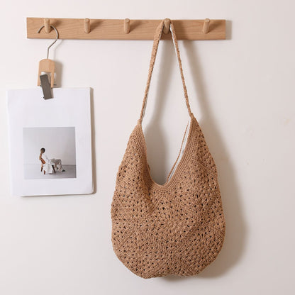 Cosbai - Boho Crochet Tote Bag