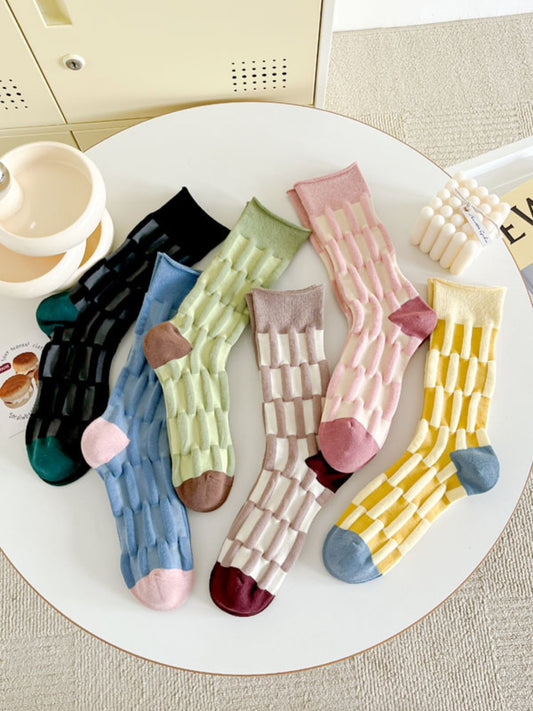 Rufia -  Seamless Mid-Crew Capsule Socks for Women - Fresh & Cute