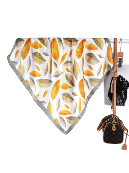 Scarvii - Watercolor Leaf Square Scarf