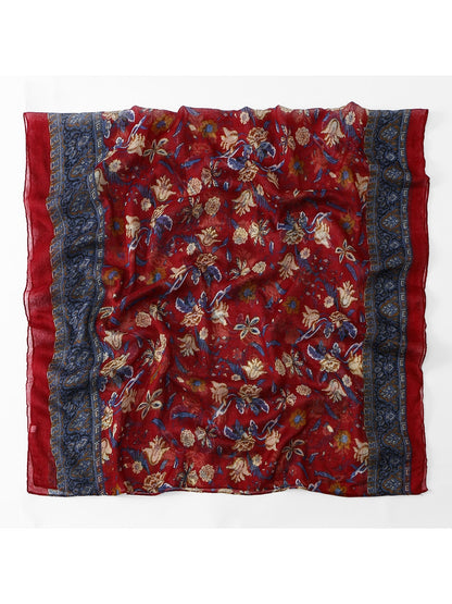 Scarvii - Floral Pattern Lightweight Wrap Scarf