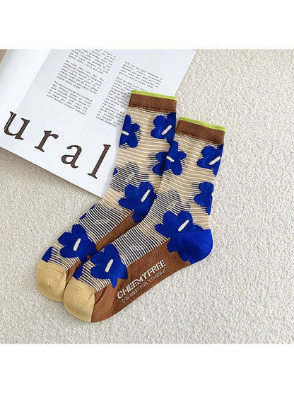 Rufia - Graphic Panel Design Crew Socks product image 4