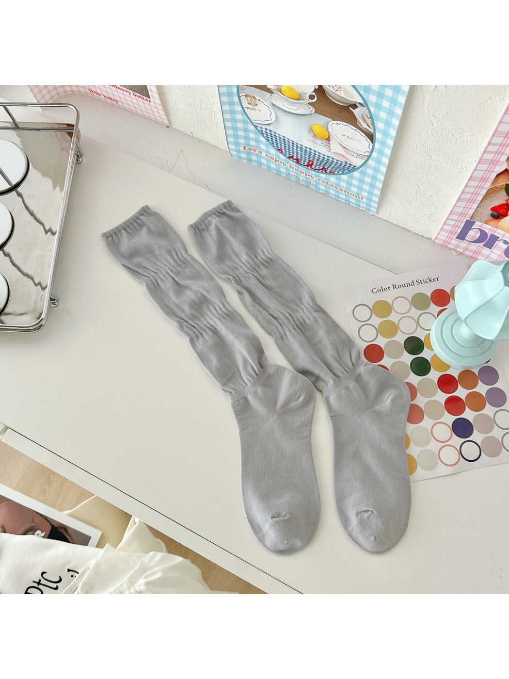 Rufia - Crinkle Texture Crew Socks product image 6