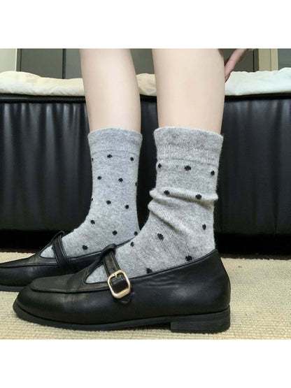 Rufia - Mini Dot Soft Knit Crew Socks