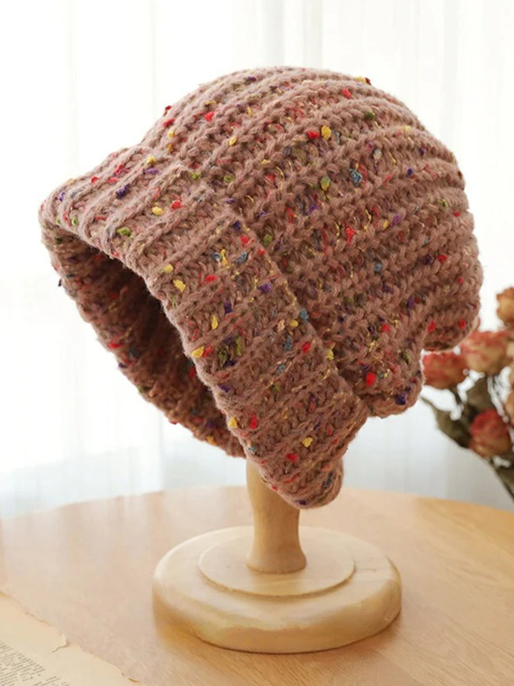 Haila - Knitted Splash Beanie Hat image 12