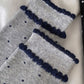 Rufia - White Mid-calf Socks with Various Patterns – 7 Options