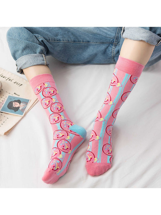 Rufia – Cartoon Retro Crew Socks