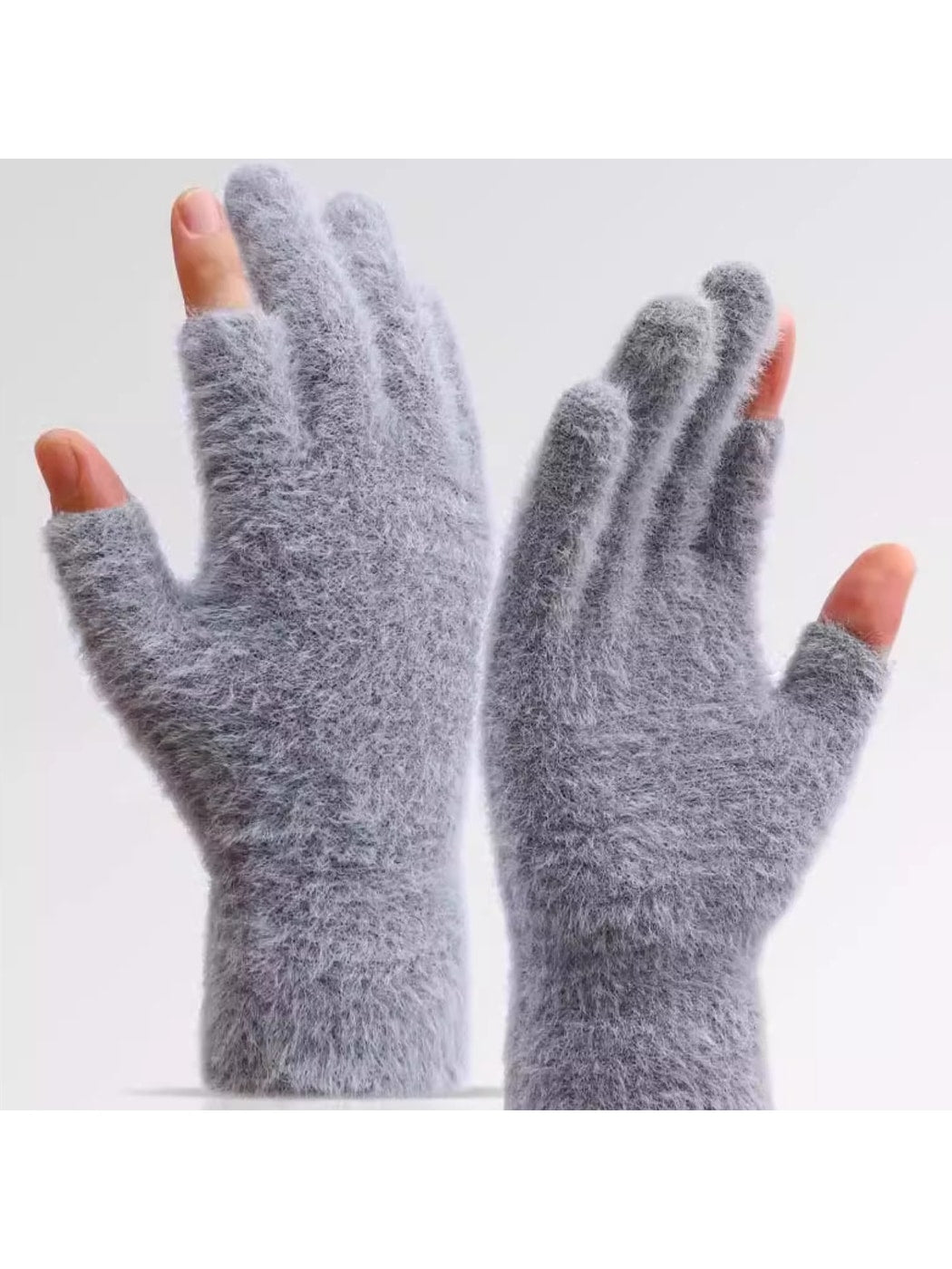 Gloving - Color Block Plush Finish Women's Winter Gloves
