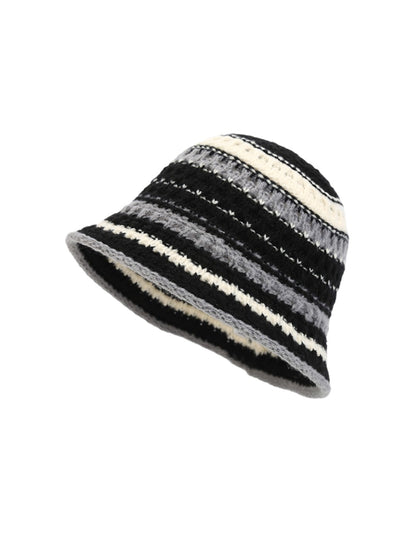 Haila – Color Block Stripe Bucket Hat