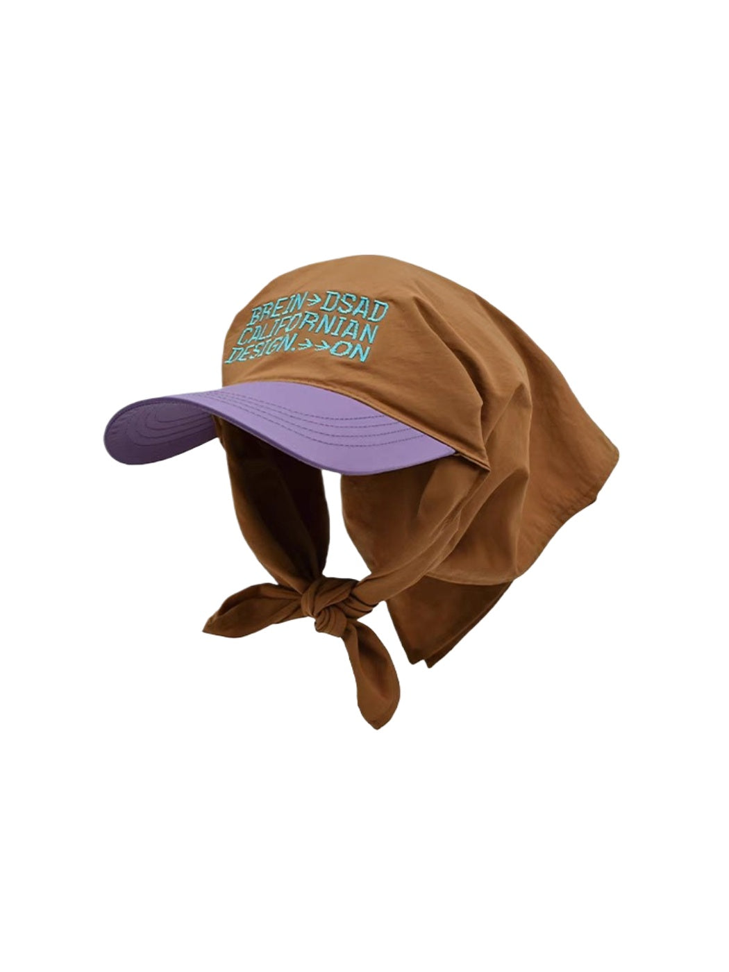 Haila - Contrast Brim Scarf Baseball Cap