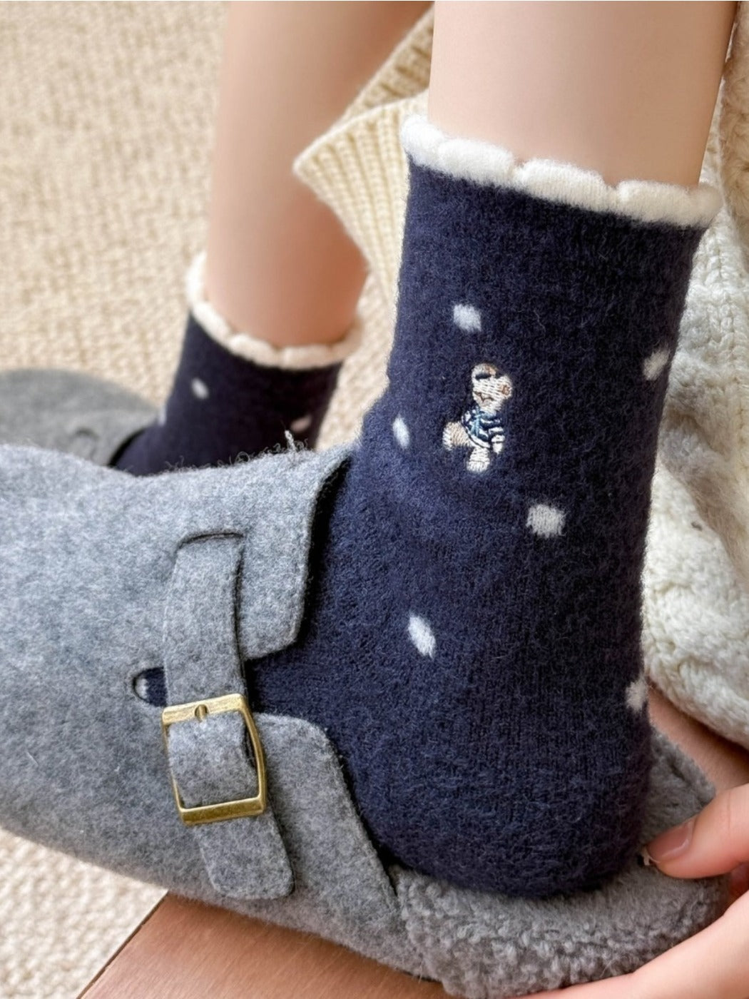 Rufia – Plush Winter Cartoon Socks