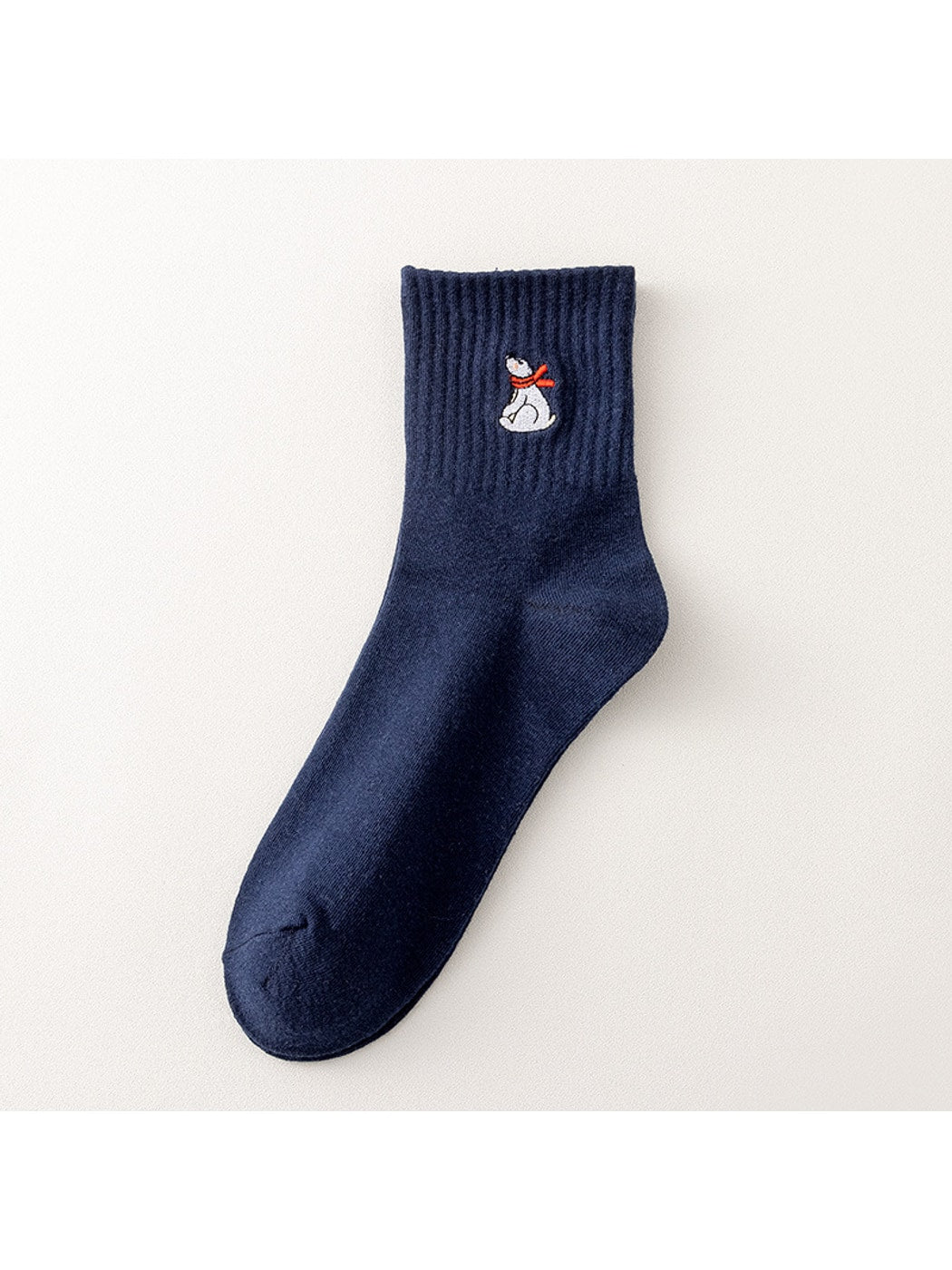 Rufia - Cute Animal Motif Everyday Crew Socks