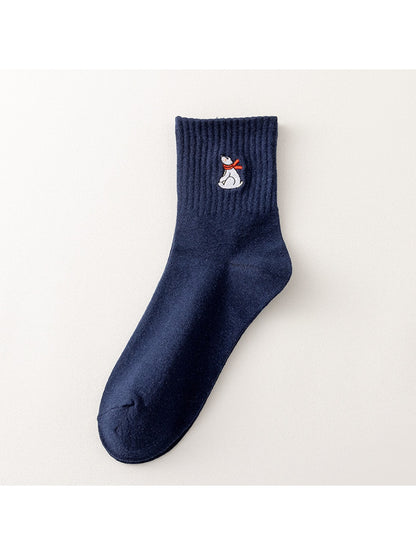Rufia - Cute Animal Motif Everyday Crew Socks