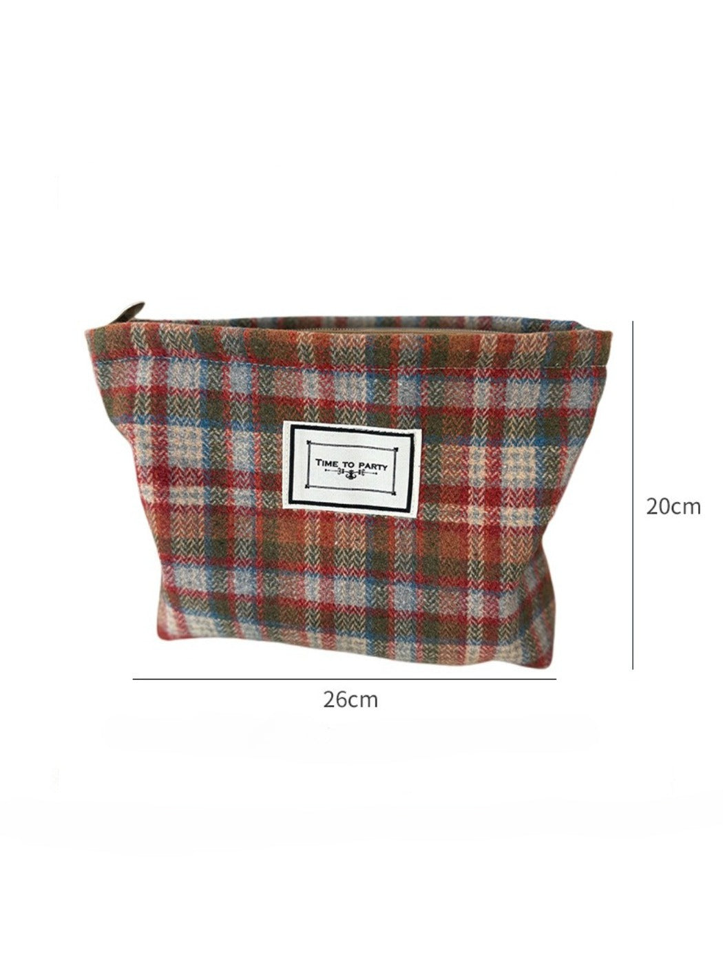 Cosbai - Soft Tartan Pouch