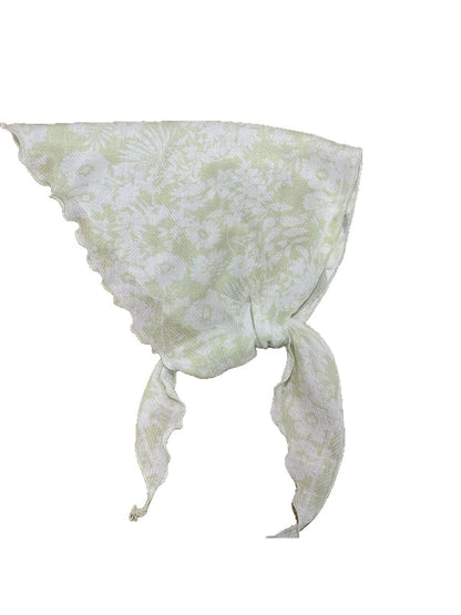 Scarvii - Spring Floral Printed Triangle Bandana