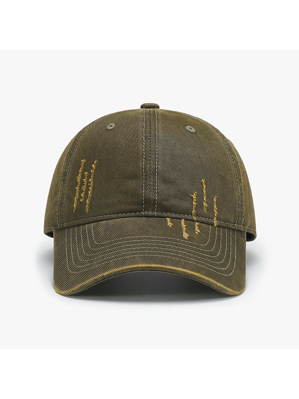 Haila - Soft Top Curved Brim Adjustable Baseball Cap