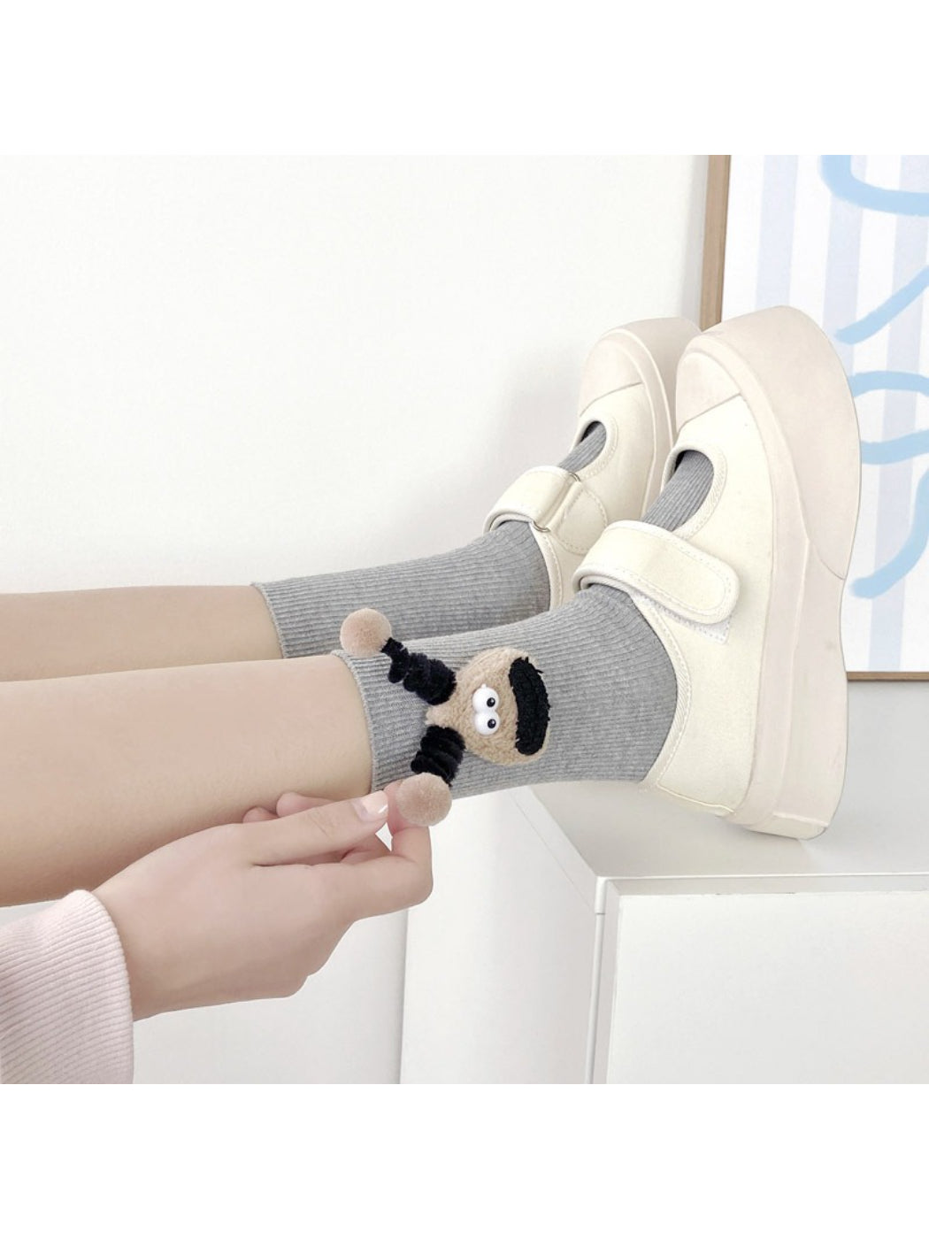 Rufia - Cute Plush Monster Cozy Socks