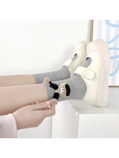 Rufia - Cute Plush Monster Cozy Socks