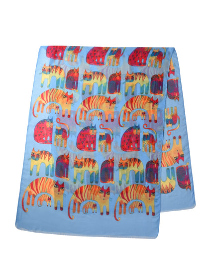 Scarvii – Abstract Cat Print Scarf