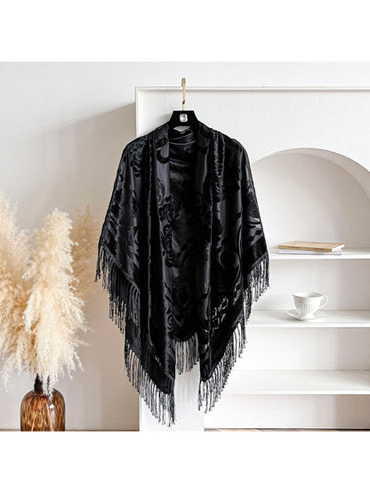 Scarvii - Ornate Scroll Wrap Scarf