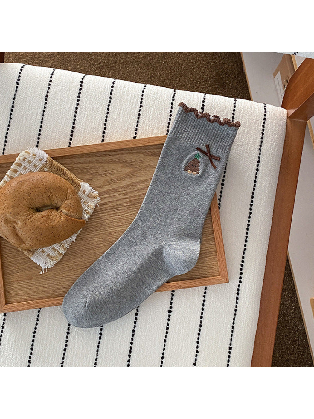 Rufia - Patterned Crew Socks