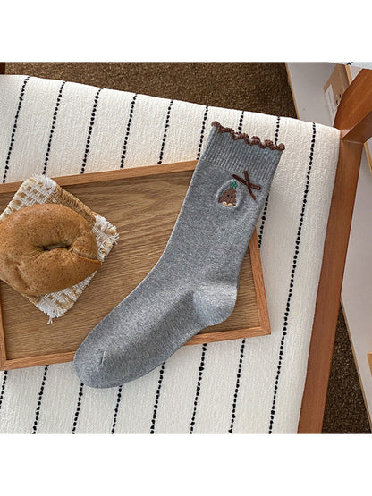Rufia - Patterned Crew Socks