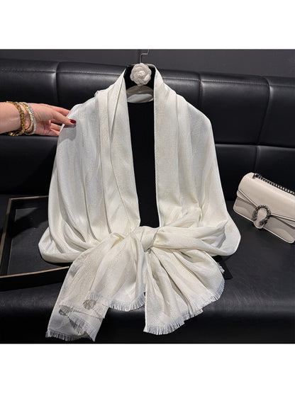 Scarvii - Zebra Pattern Soft Wrap Scarf