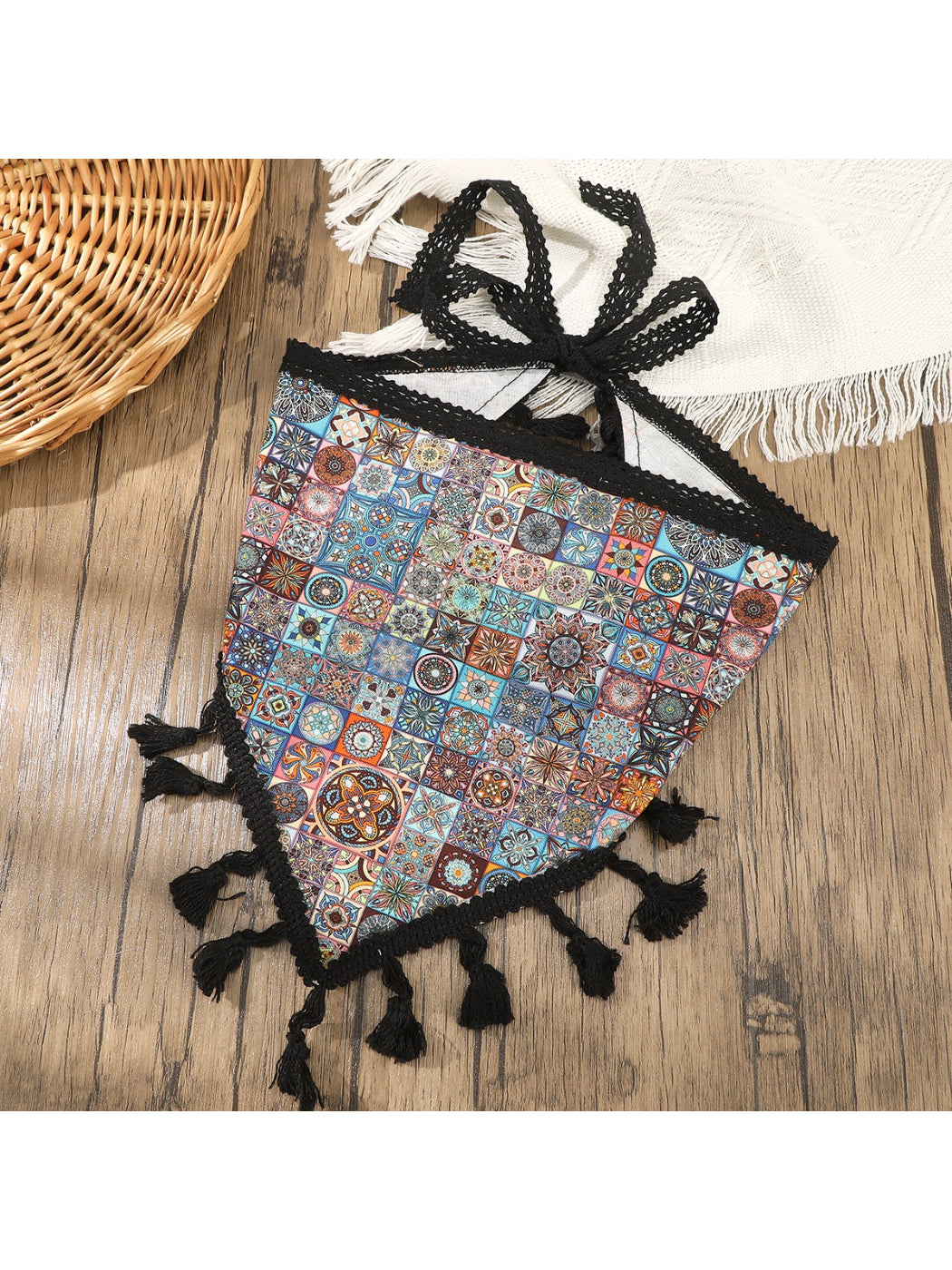 Scarvii Colorful Bohemian Tassel Headband