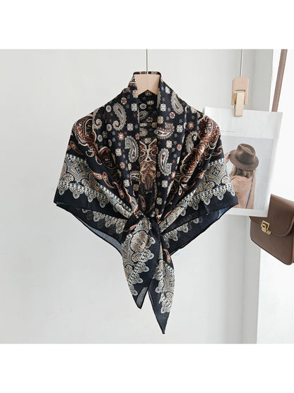 Scarvii Ornate Paisley Square Scarf