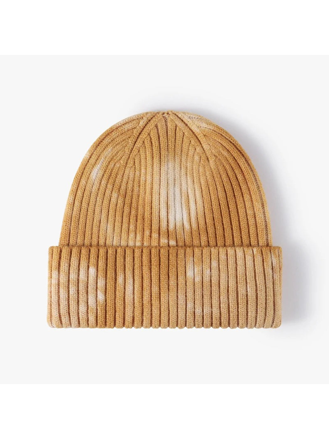 Haila - Tie-Dye Ribbed Cuffed Knit Beanie