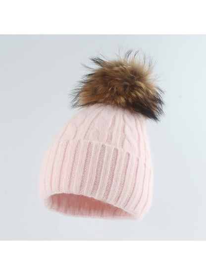 Haila - Thickened Ribbed Cuff Winter Knit Beanie