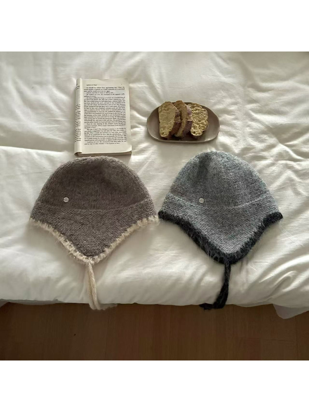 Haila - Fuzzy Patchwork Winter Beanie