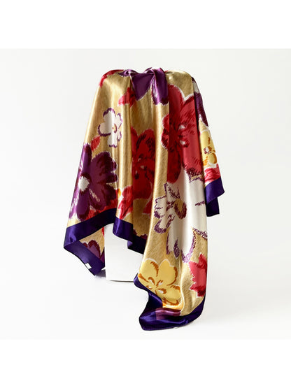 Scarvii - Vintage Painterly Floral Scarf