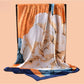 Scarvii - Square Scarf with Elegant Camellia Print
