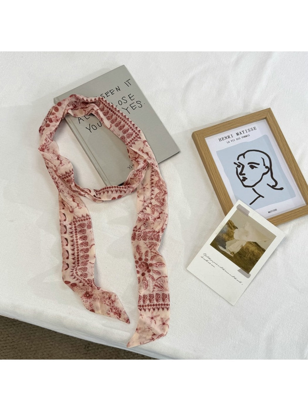 Scarvii - Boho Print Skinny Scarf