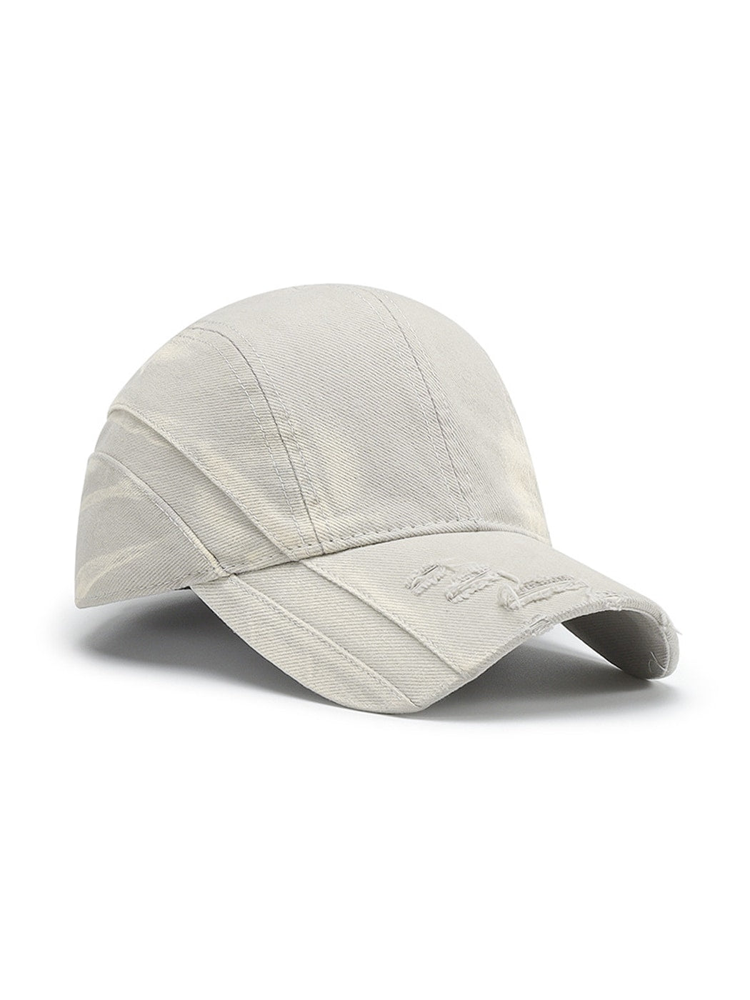 Haila - Distressed Adjustable Curved Brim Baseball Cap