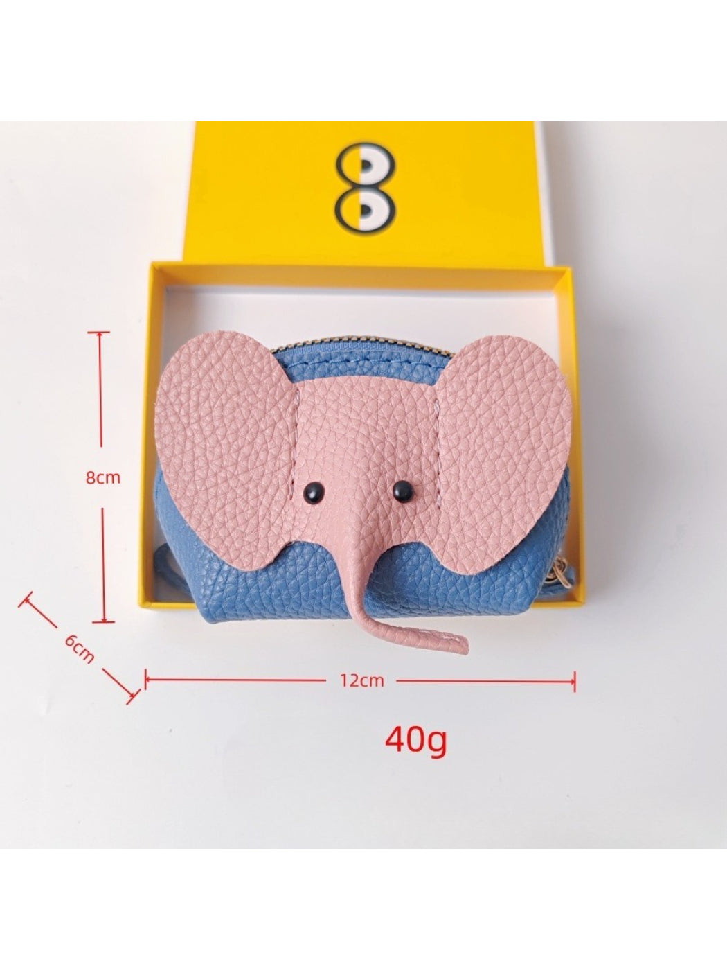 Cosbai - Elephant Mini Coin Pouch detail view 10