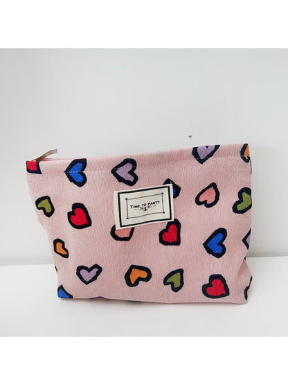 Cosbai - Colorful Heart Pouch