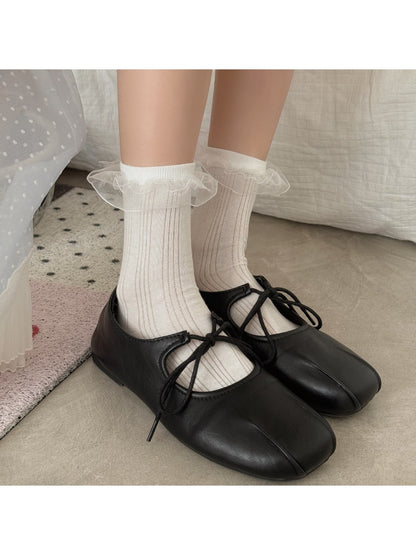 Rufia - Sweet Bow Detail Crew Socks
