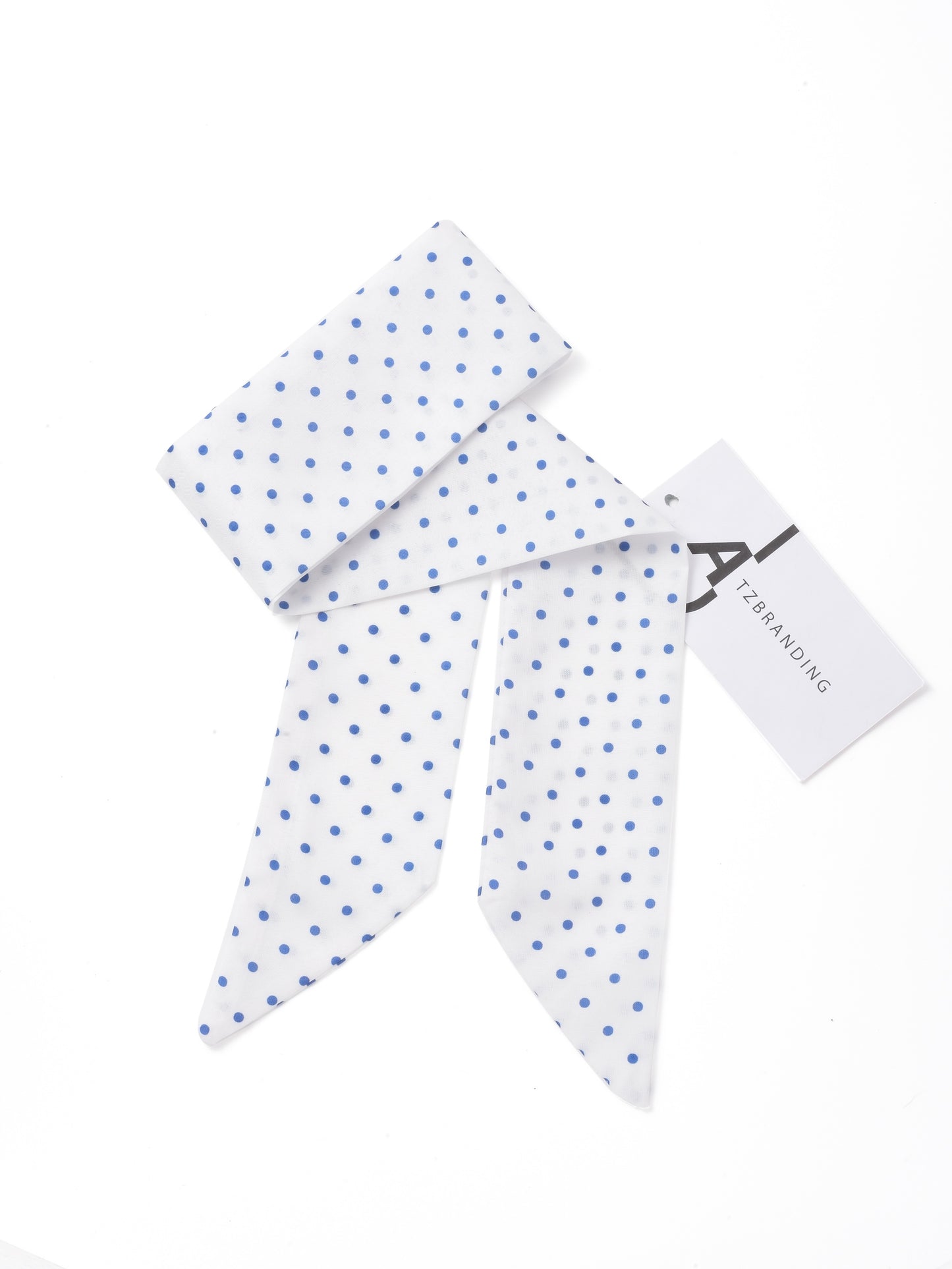 Scarvii - Classic Repeat Print Skinny Scarf