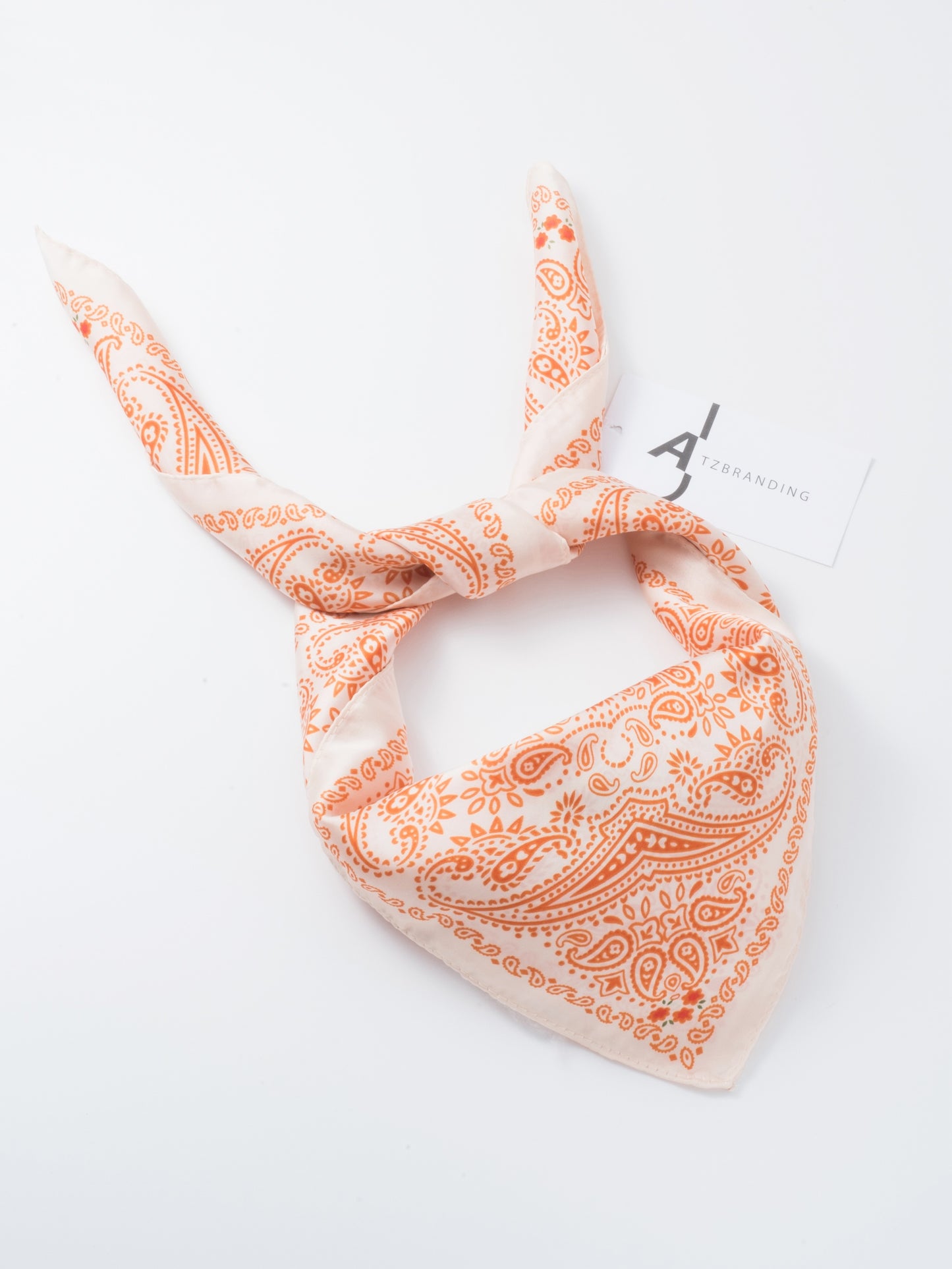 Scarvii - Paisley Print Square Scarf
