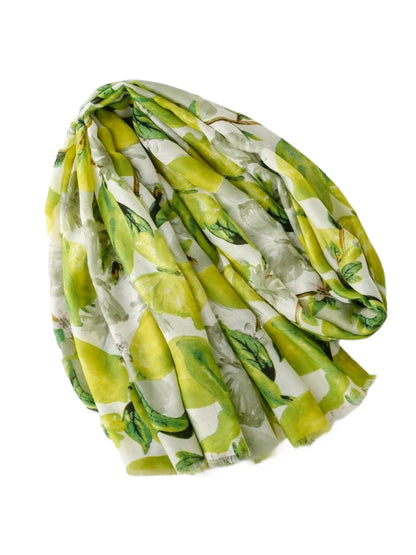 Scarvii - Lemon Butterfly Lightweight Wrap Scarf