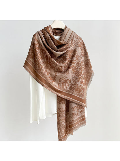 Scarvii - Landscape Print Summer Wrap Scarf